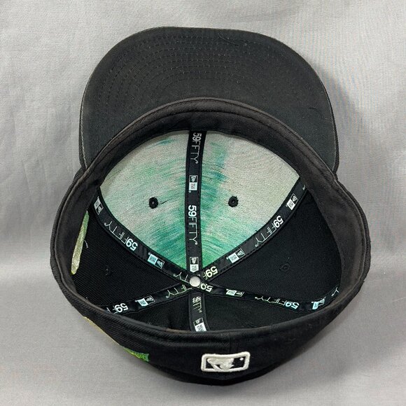 New Era New York Yankees MLB Fitted 8 Hat Cap 59fifty Black Baseball Roses Mens - Picture 16 of 16